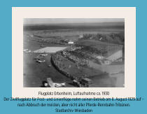 Flugplatz Erbenheim 1930er Jahre I 10. Juni 1942 I Juden-Deportation Wiesbaden I Aktives Museum Spiegelgasse Wiesbaden