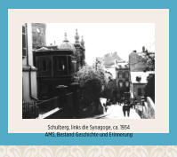 Schulberg 1934 mit Synagoge, Wiesbaden I 10. Juni 1942 I Juden-Deportation Wiesbaden I Aktives Museum Spiegelgasse Wiesbaden